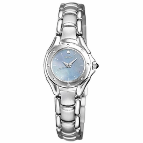 Seiko SXGJ75 Women's Reflections Blue MOP Dial Stainless Steel Diamond Watch