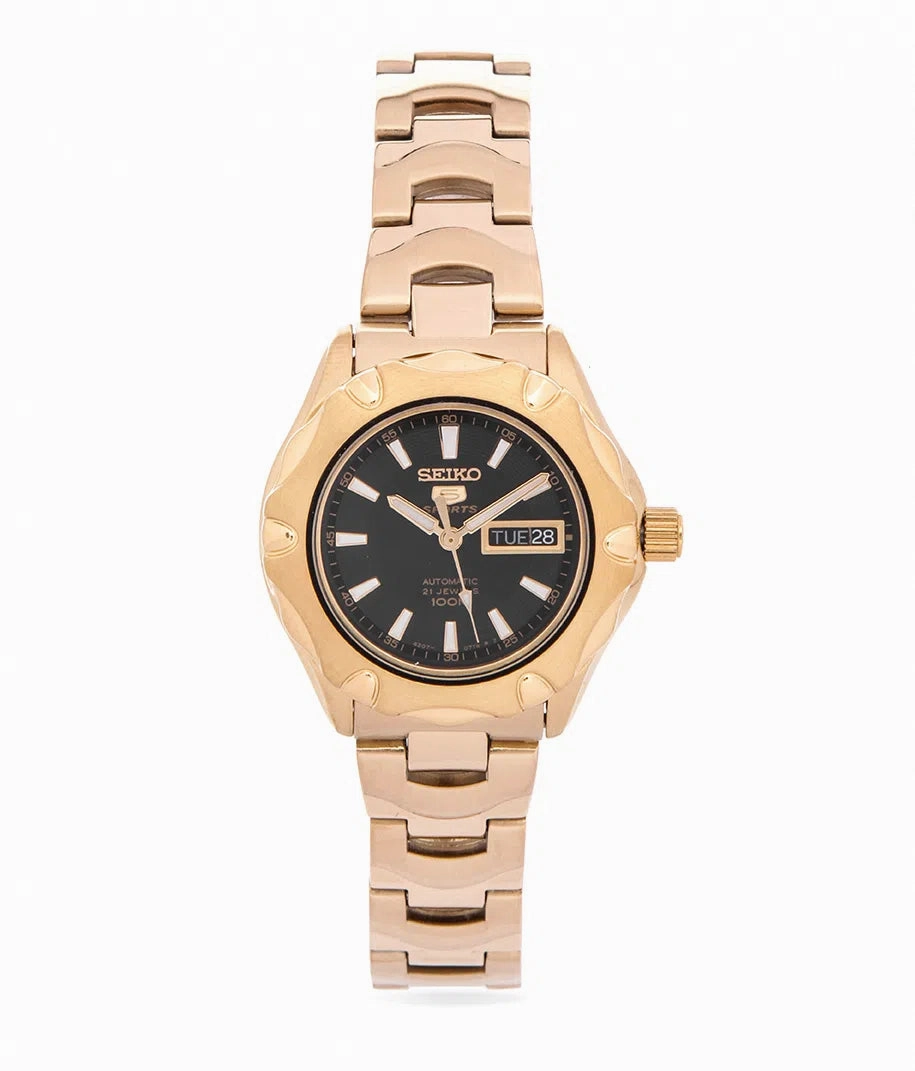 SEIKO SYMJ52K1 Automatic Gold Stainless Steel Strap for Women