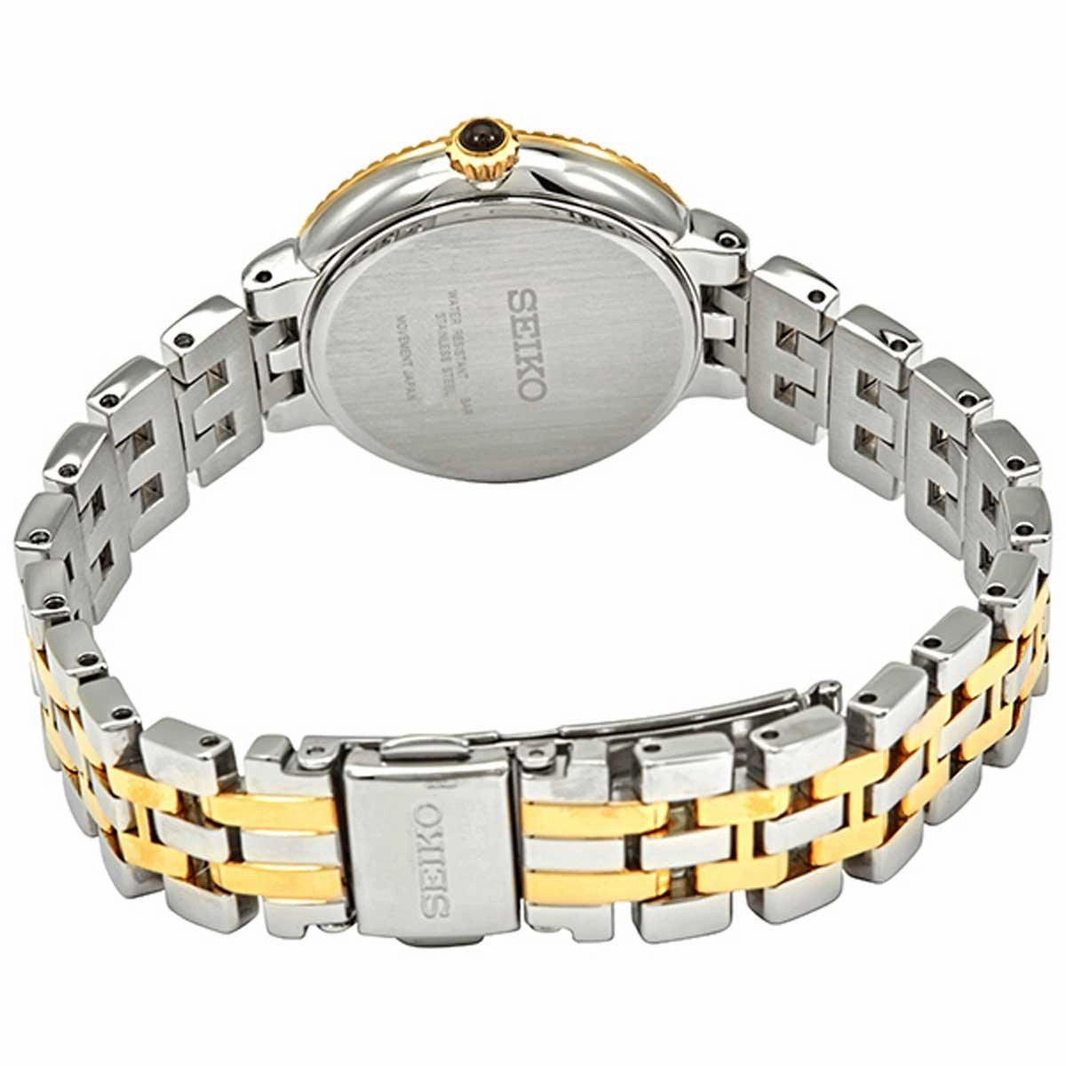 Seiko Women's Japanese Quartz Watch - Silver Dial Two Tone Steel Bracelet | SRZ508P1