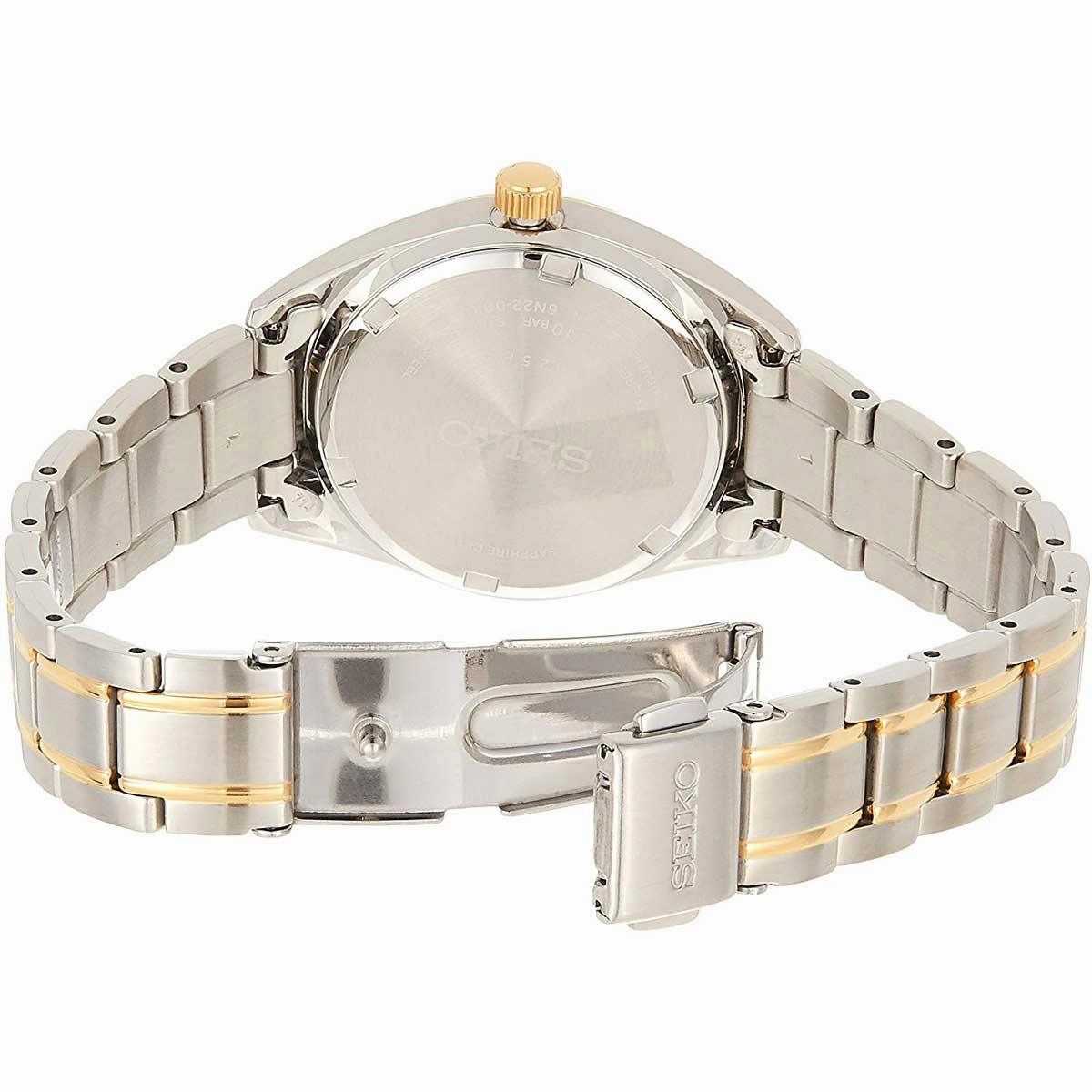 Seiko Women's Watch - Classic White MOP Dial TT Stainless Steel Bracelet | SUR636P1