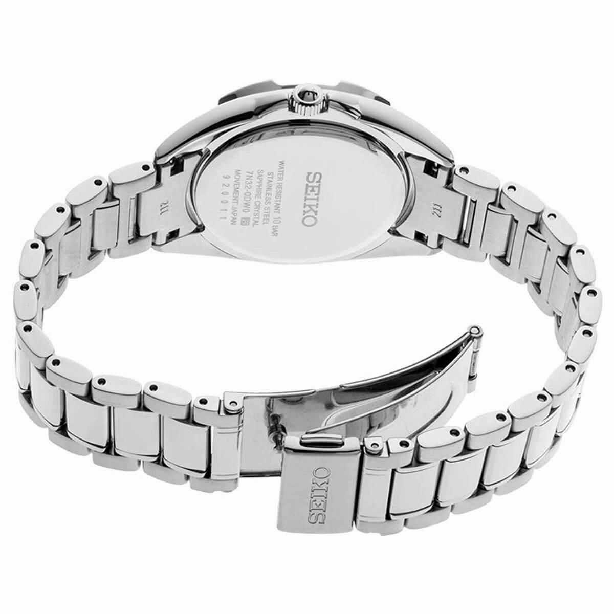 Seiko Women's Watch - Diamond Mother of Pearl Dial Stainless Steel Bracelet | SKK881