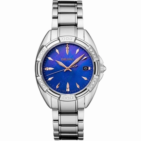 Seiko Women's Watch - Diamond Mother of Pearl Dial Stainless Steel Bracelet | SKK881