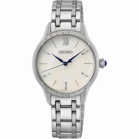 Seiko Women's Watch - Quartz White Dial Stainless Steel Bracelet | SRZ543