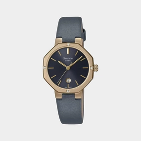 Sheen Women's Analog Leather Watch SH244 - SHE-4543GL-8AUDF