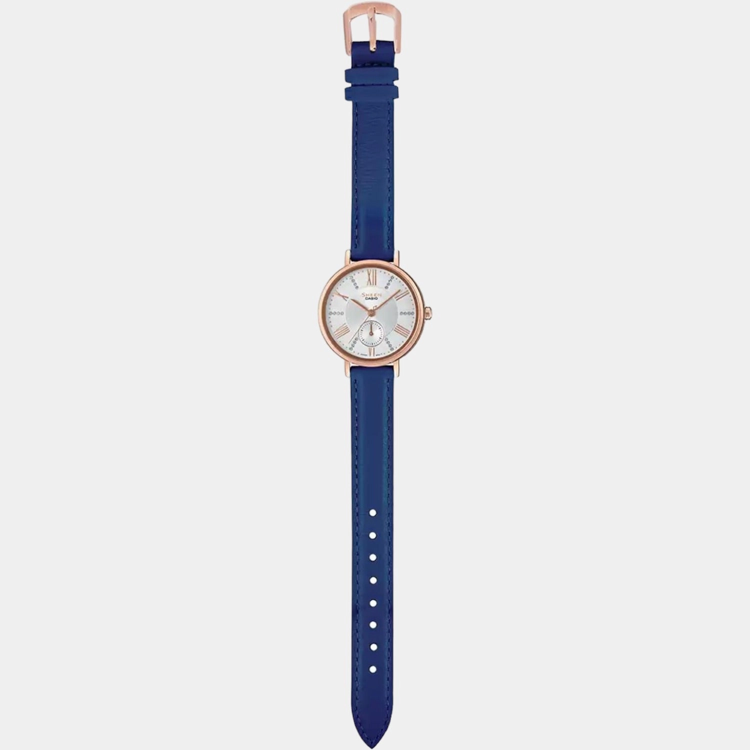 Sheen Women's Analog Leather Watch SX240 - SHE-3066PGL-7AUDF