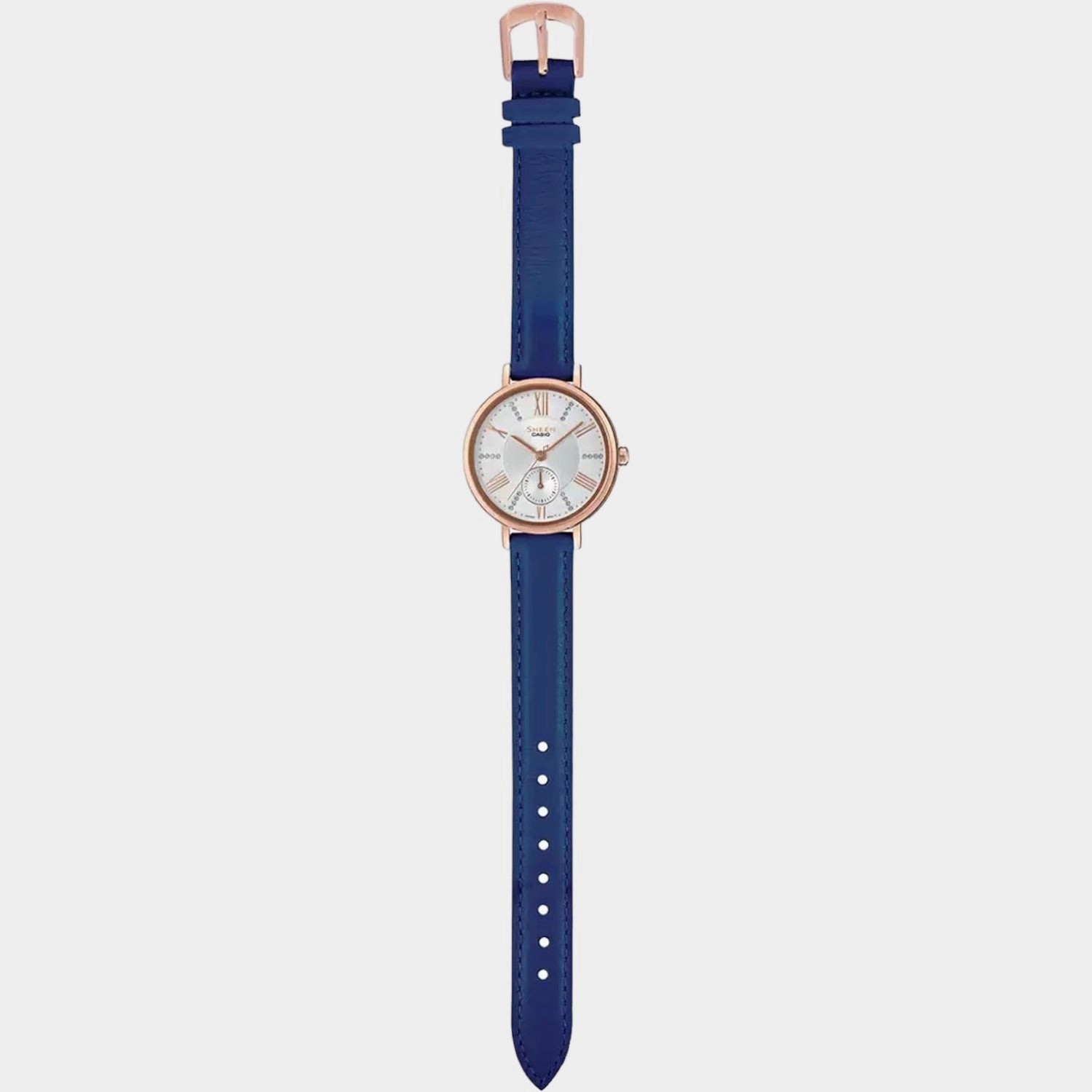Sheen Women's Analog Leather Watch SX240 - SHE-3066PGL-7AUDF