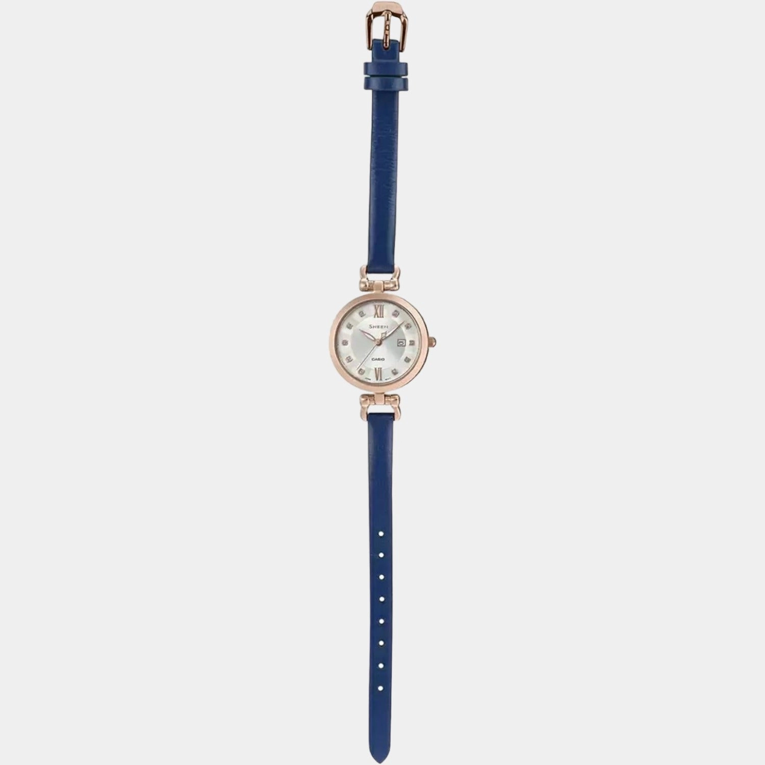 Sheen Women's Analog Leather Watch SX258 - SHE-4055PGL-7AUDF