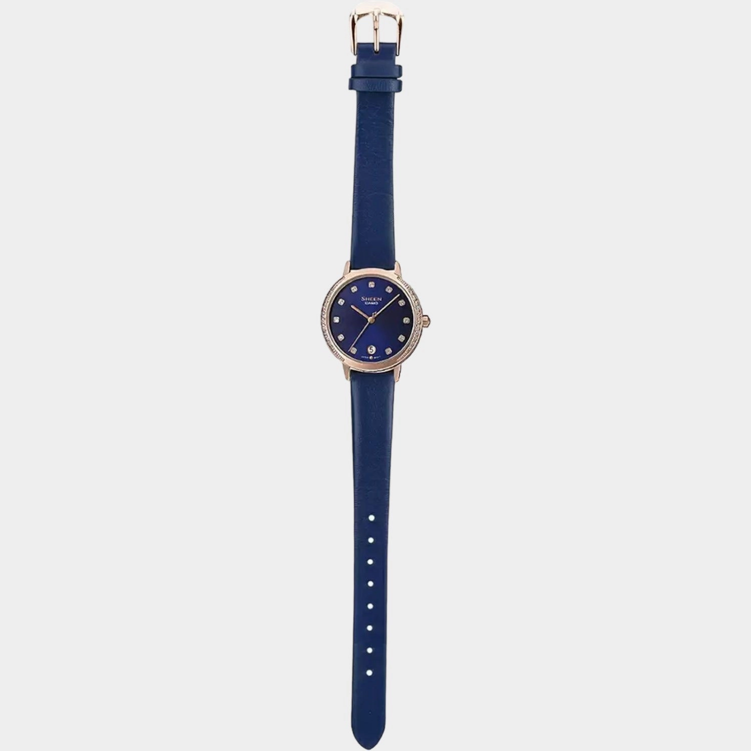 Sheen Women's Analog Leather Watch SX273 - SHE-4056PGL-2AUDF