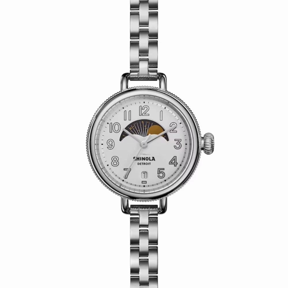 Shinola Ladies Birdy Moon Phase 34mm