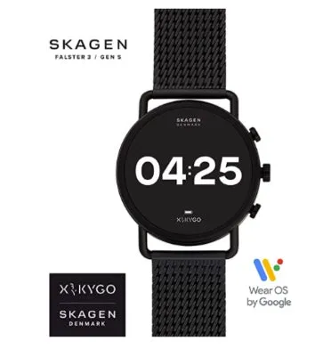 SKAGEN FALSTER 3 SMARTWATCH MESH BLACK