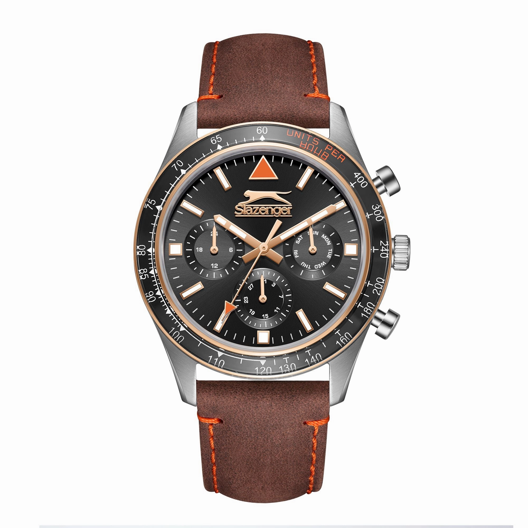 Slazenger - SL.09.2361.2.02 - Leather Gents Wrist watch