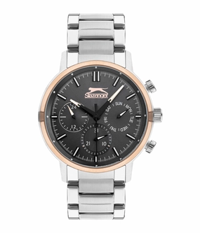 Slazenger - SL.9.2213.2.02 - Quartz Male Metal Silver Band Grey Dial Watch
