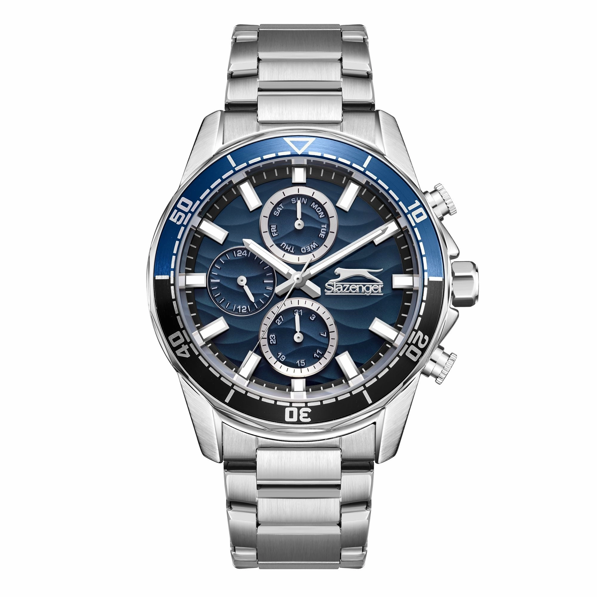 Slazenger - SL.9.2396.2.01 - Stainless Steel Multifunction Watch For Men's