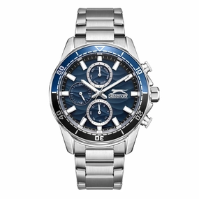 Slazenger - SL.9.2396.2.01 - Stainless Steel Multifunction Watch For Men's