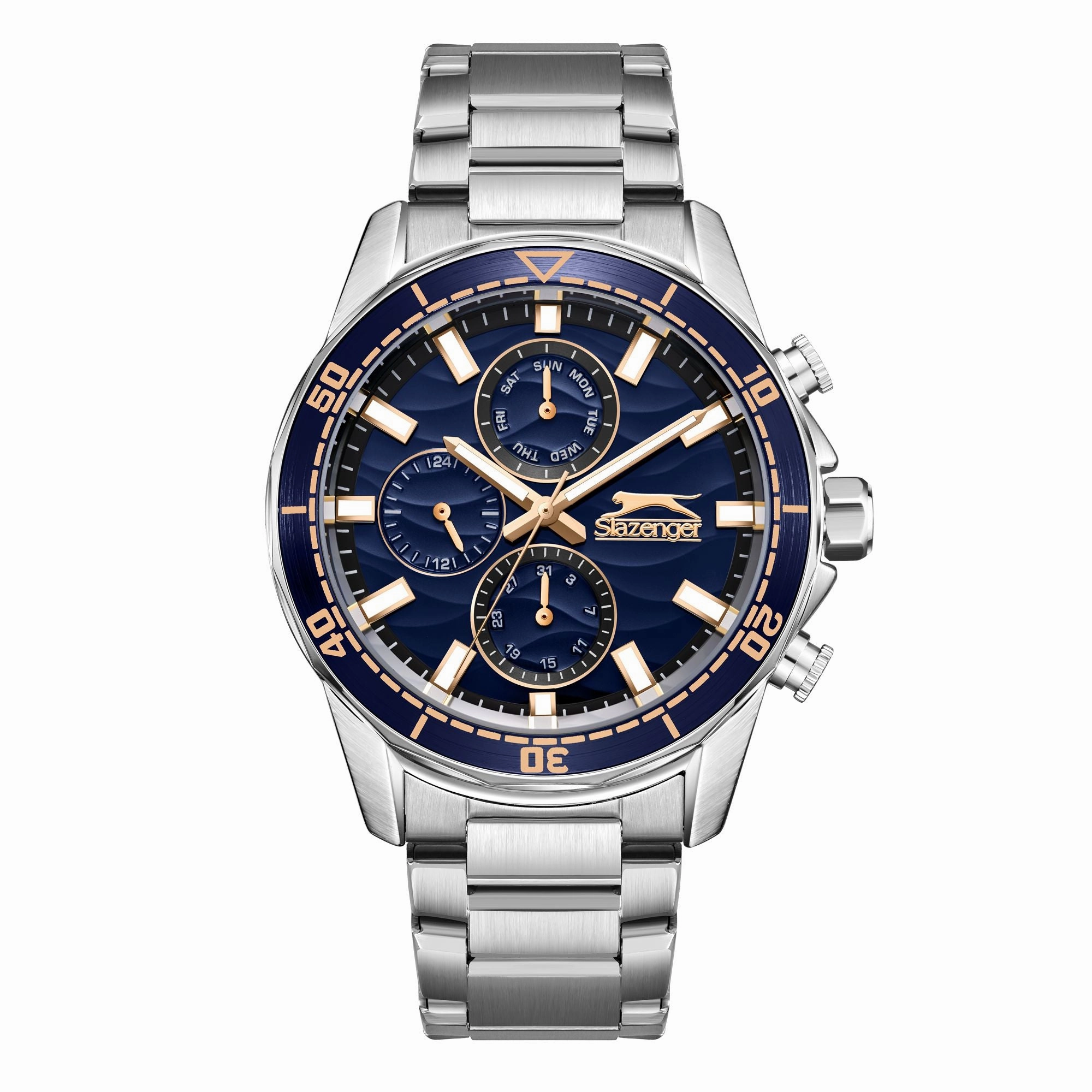 Slazenger - SL.9.2396.2.03 - Stainless Steel Multifunction Watch For Men's