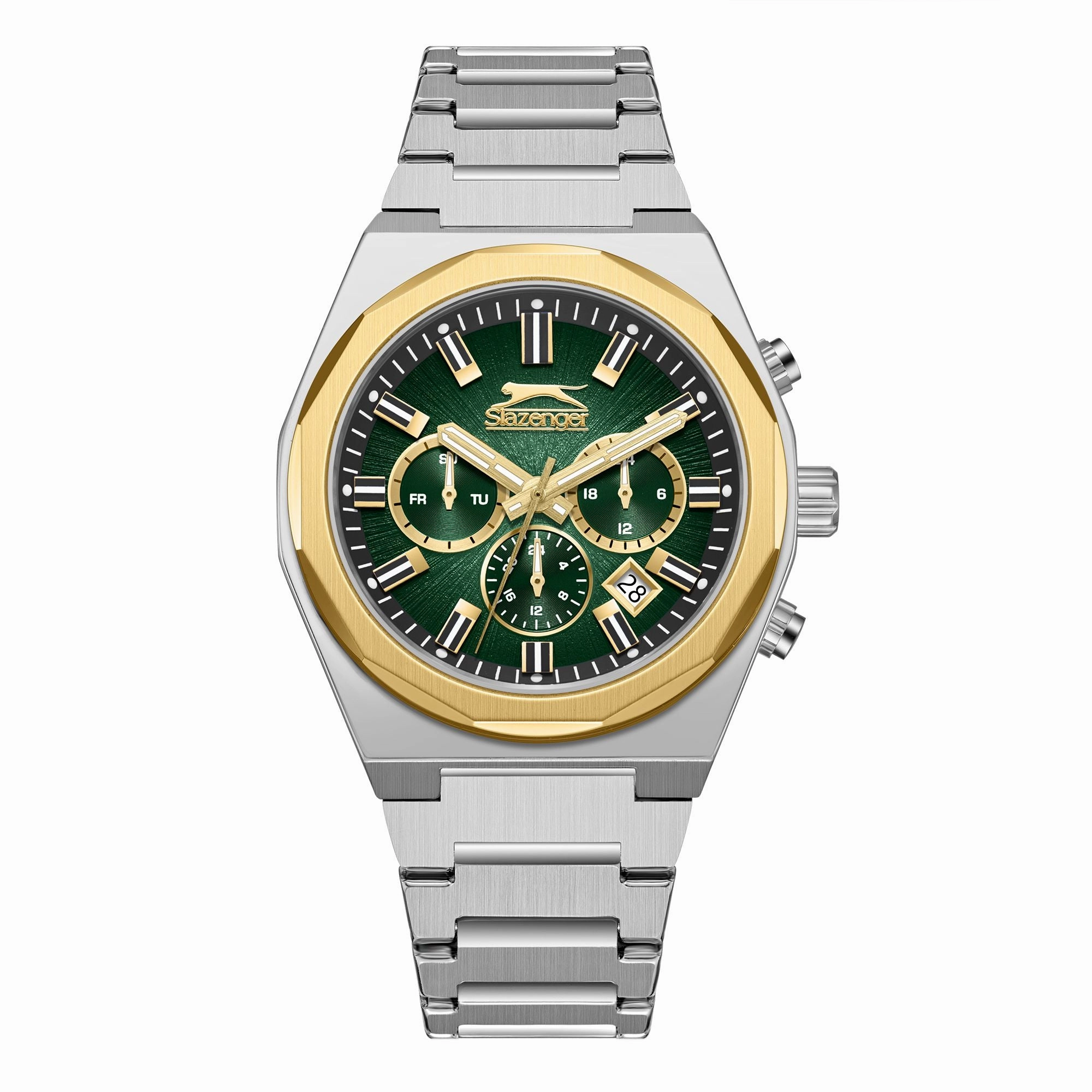 Slazenger - SL.9.2398.2.05 - Stainless Steel Multifunction Watch For Men's