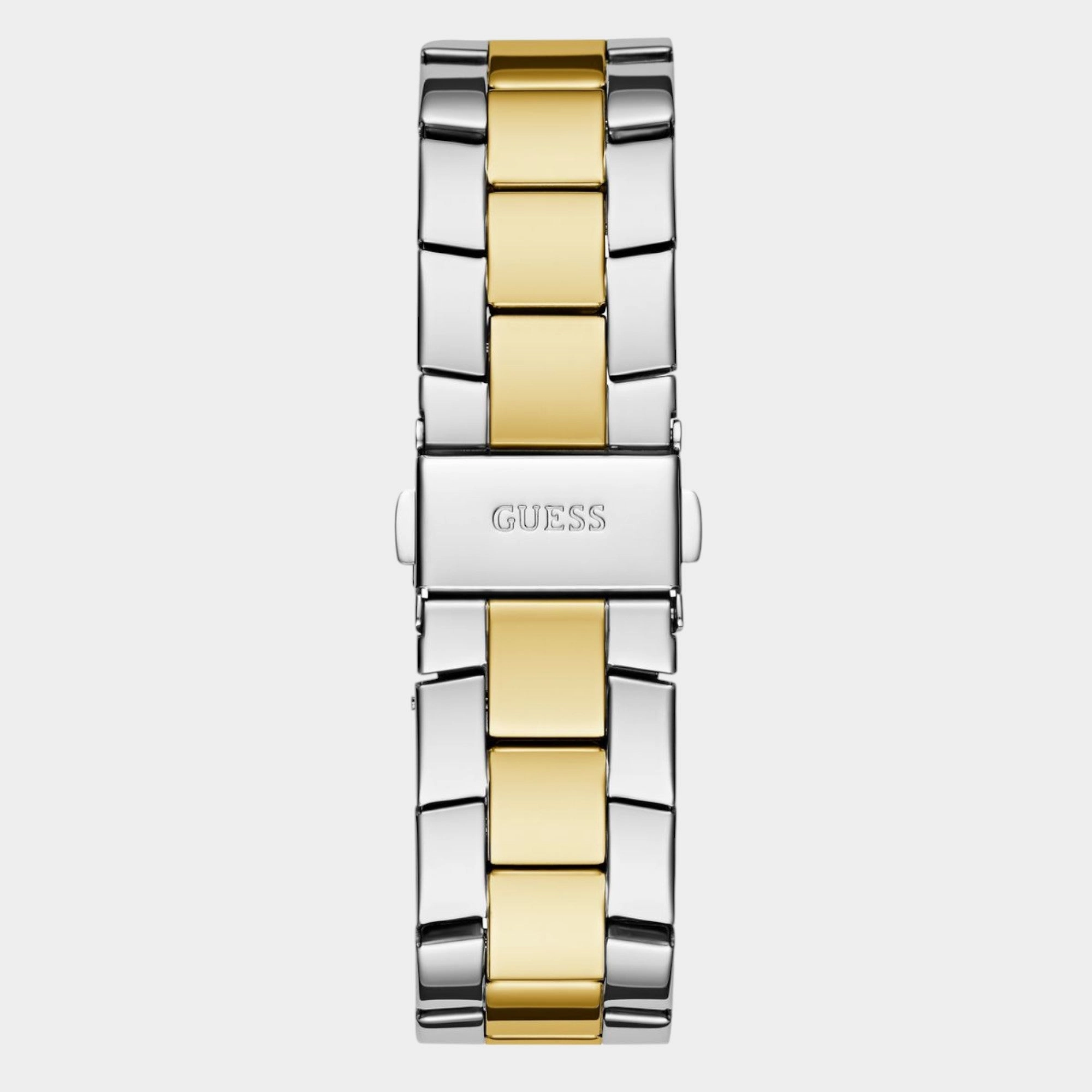 Sport Women Quartz White Dial Chronograph Stainless Steel Watch GW0771L3
