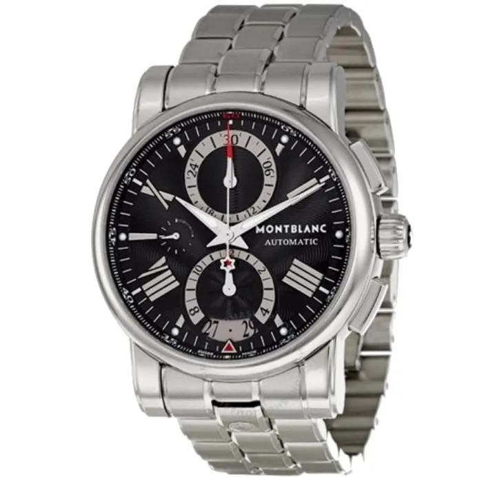 Star 4810 Steel 44 mm chronograph automatico black dial steel bracelet