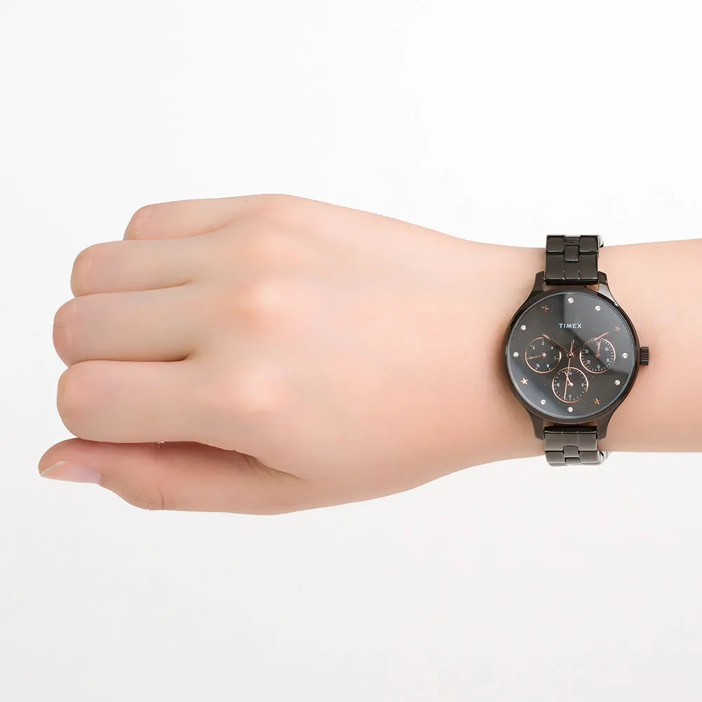 Starry Night Multifunction 36mm Stainless Steel Band