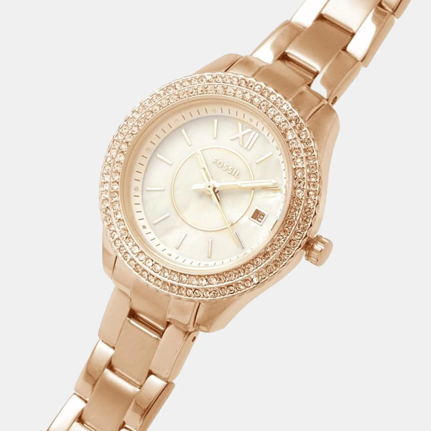 Stella Women Quartz Mother-Of-Pearl Dial Analog Stainless Steel Watch ES5131