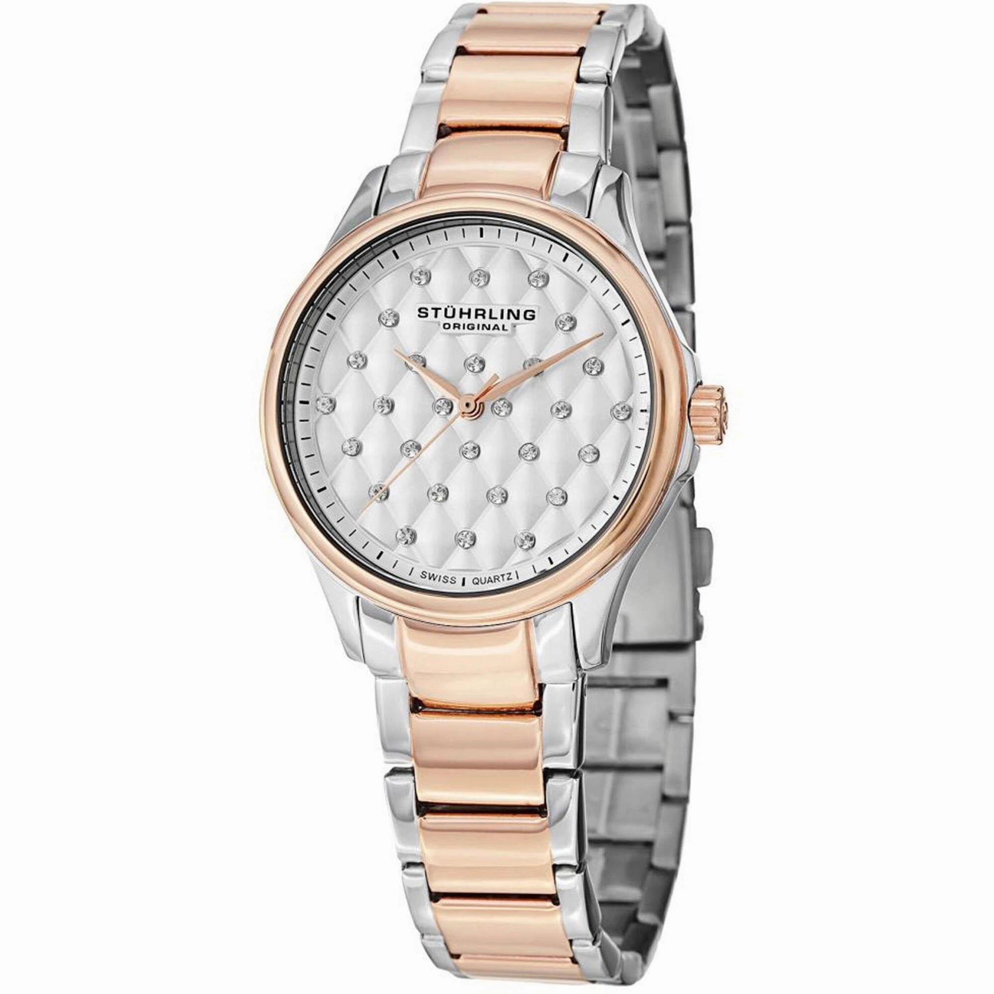 Stuhrling Women's Watch - Symphony Silver Dial Plated Steel Bracelet | 567.03