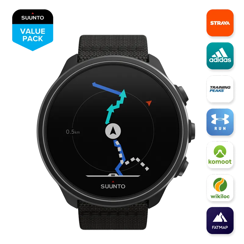 Suunto 9 Baro Charcoal Black Titanium