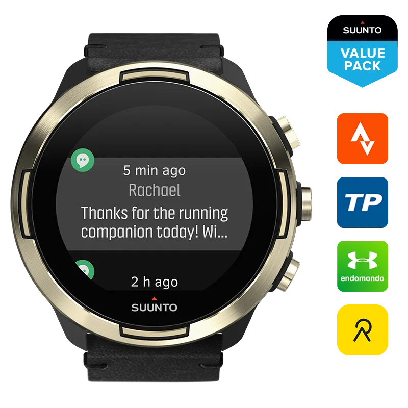 Suunto 9 Baro Gold Leather