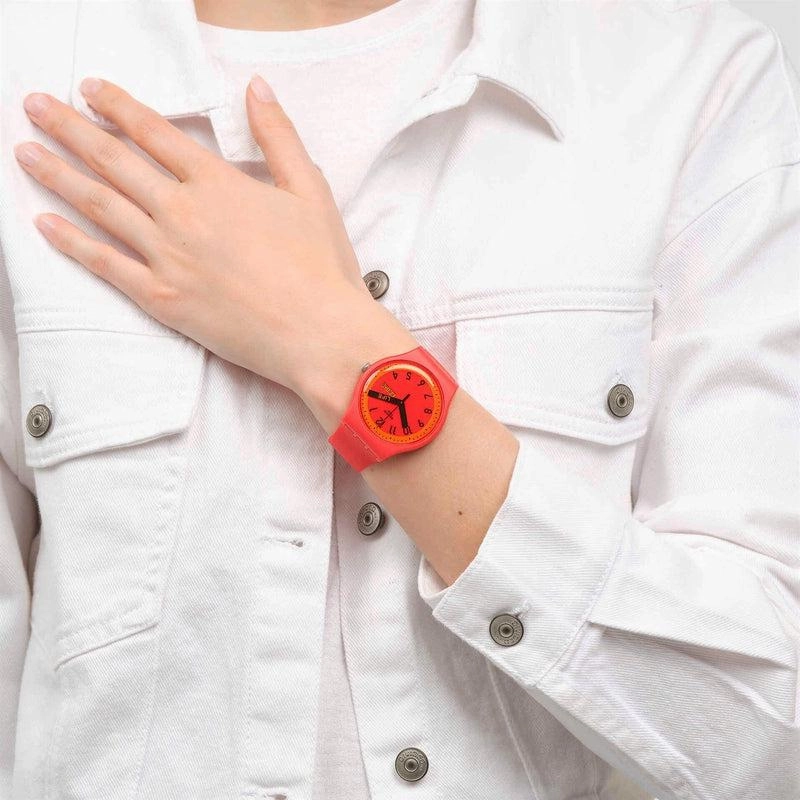 Swatch PROUDLY RED Watch SO29R705