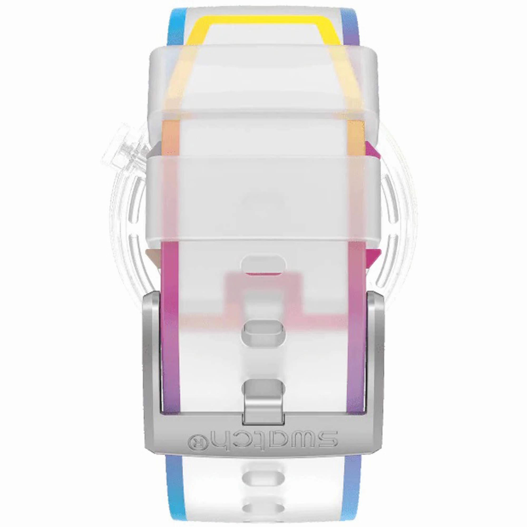 Swatch Unisex Watch - Celebrating Life Since '83 Let's Parade Swiss Quartz | SO27E107