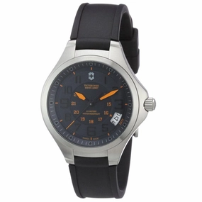 Swiss Army 241472 Women's Base Camp Swiss Black Date Dial Black Rubber Strap Watch