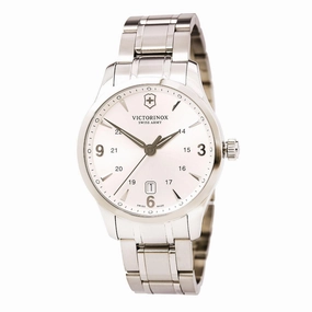 Swiss Army 241476 Men's Alliance Silver Dial Stainless Steel Bracelet Watch