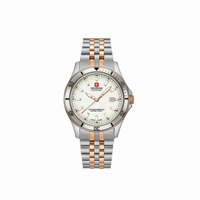 Swiss Military Hanowa Flagship Steel White Dial Ladies Watch 06-7161.2.12.001