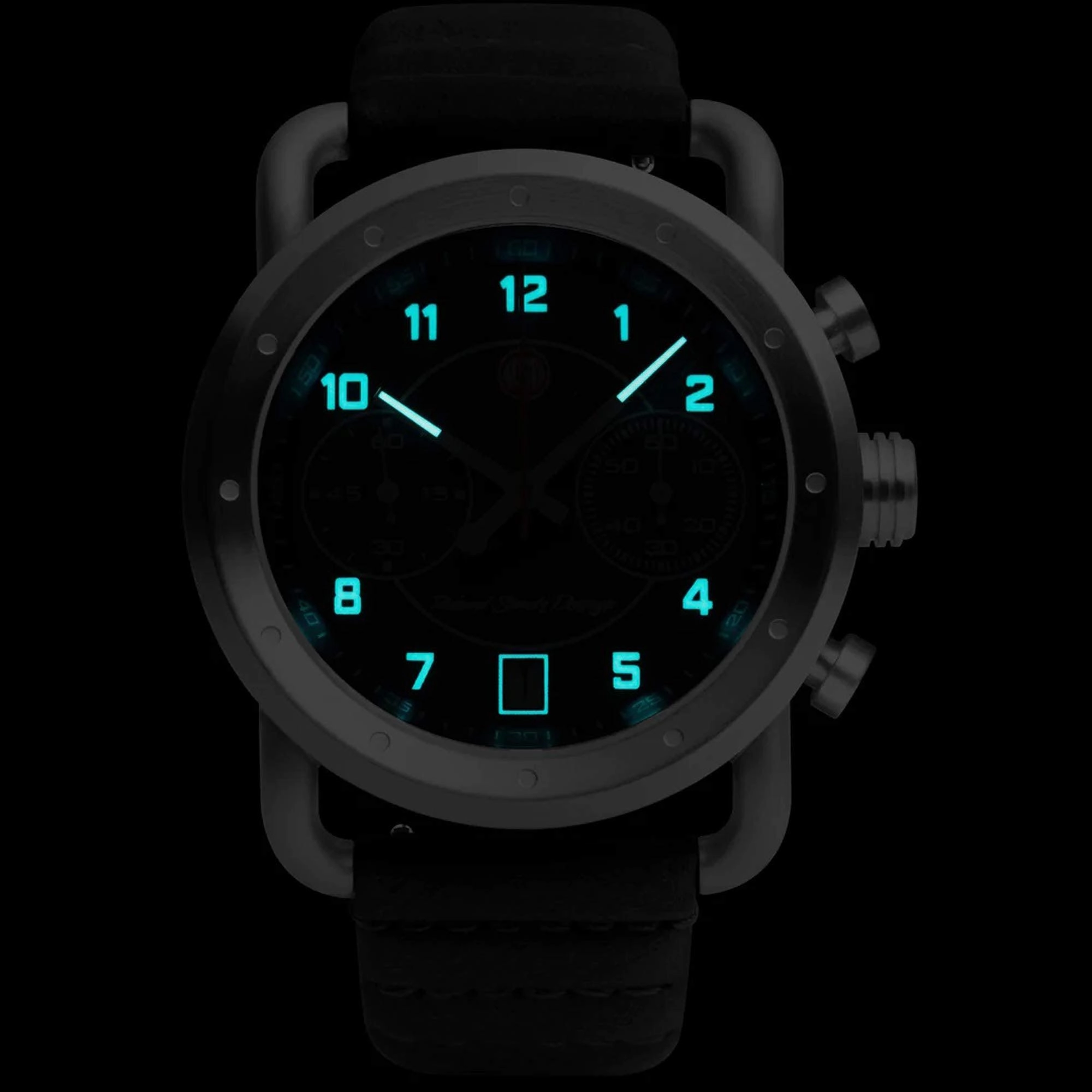 Szanto Icon Unisex Watch - Roland Sands Signature Chrono Black Strap | IC RS 2251