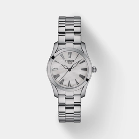 T-Wave Women's Mother Of Pearl Analog Stainless Steel Watch T1122101111300