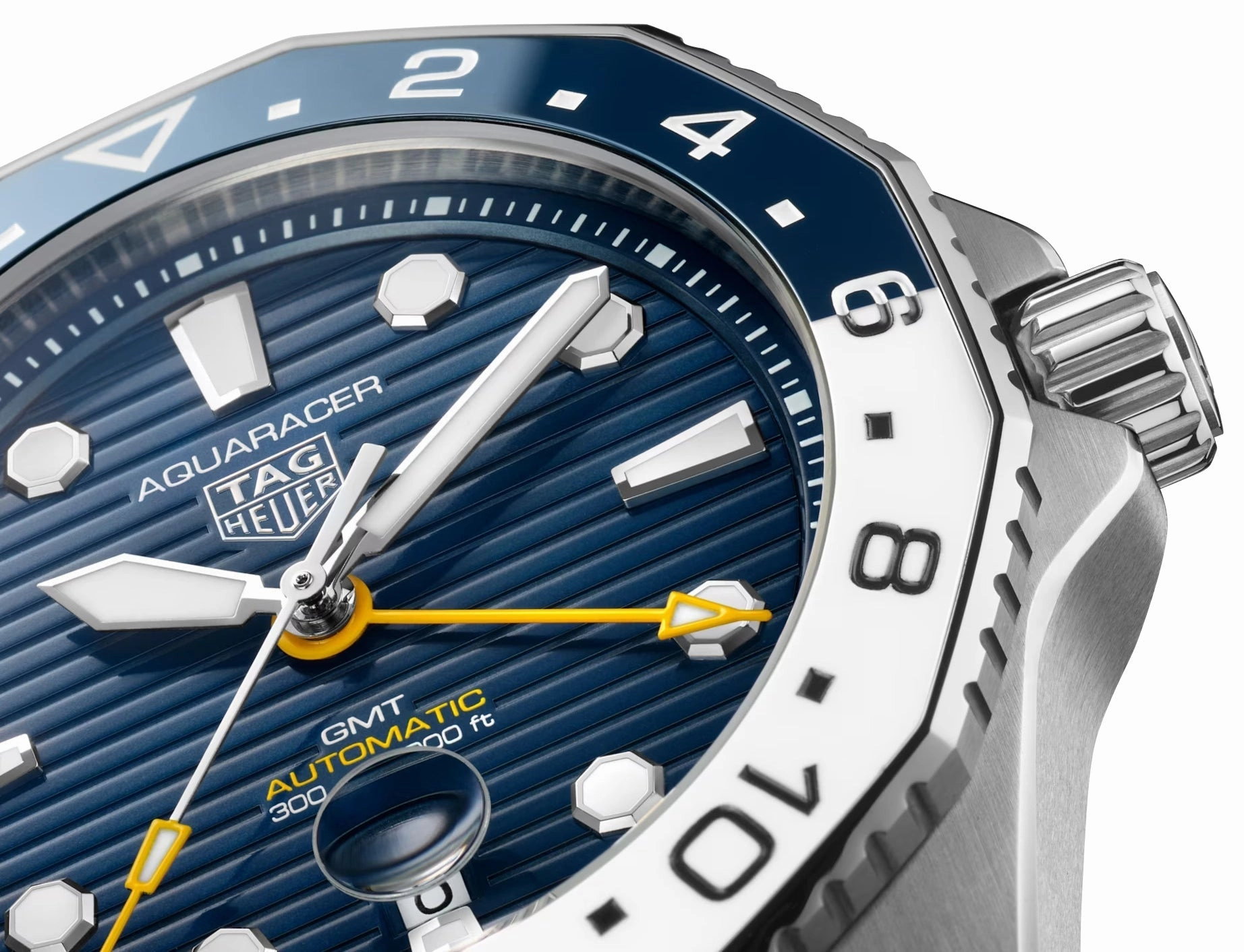 TAG Heuer Aquaracer Professional 300 GMT Automatic Stainless Steel Blue Dial Date Divers Mens Watch WBP2010.BA0632