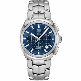 Tag Heuer Men's Watch - Link Automatic Blue Dial Steel Bracelet | CBC2112.BA0603