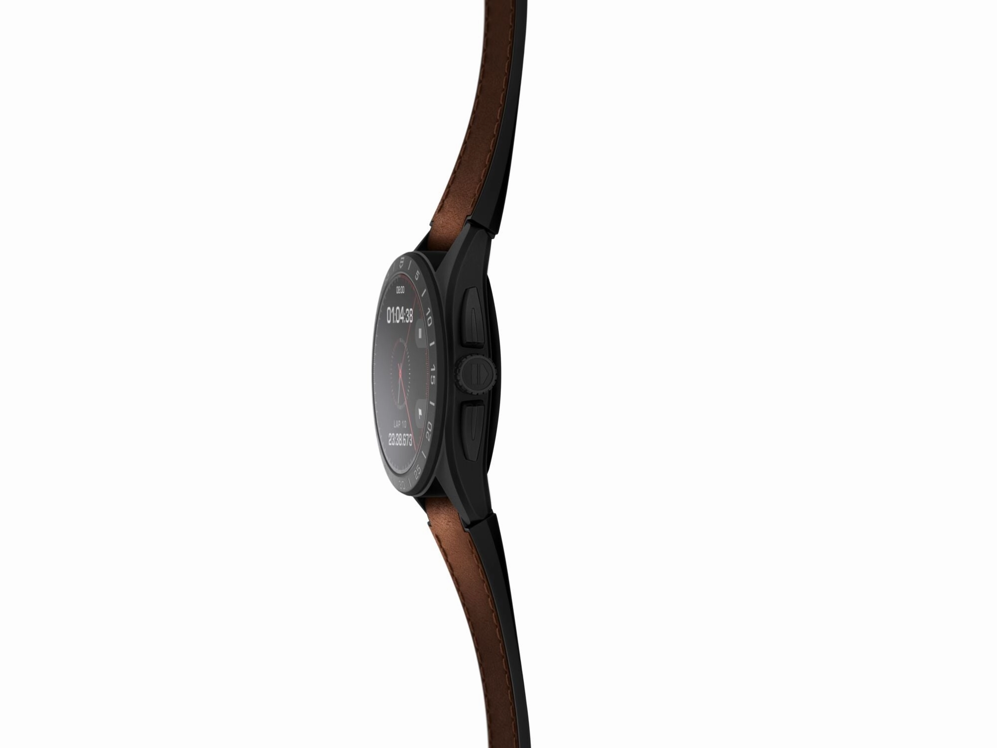 TAG Heuer Watch Connected Calibre E4 45 Titanium Brown Leather