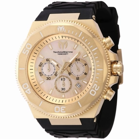 Technomarine Men's Watch - Manta Ocean Chronograph Gold and White Mop Dial | TM-222079