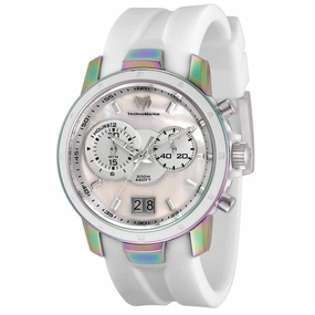 Technomarine Women's Watch - UF6 Chrono Silver and White MOP Dial Strap | TM-615021