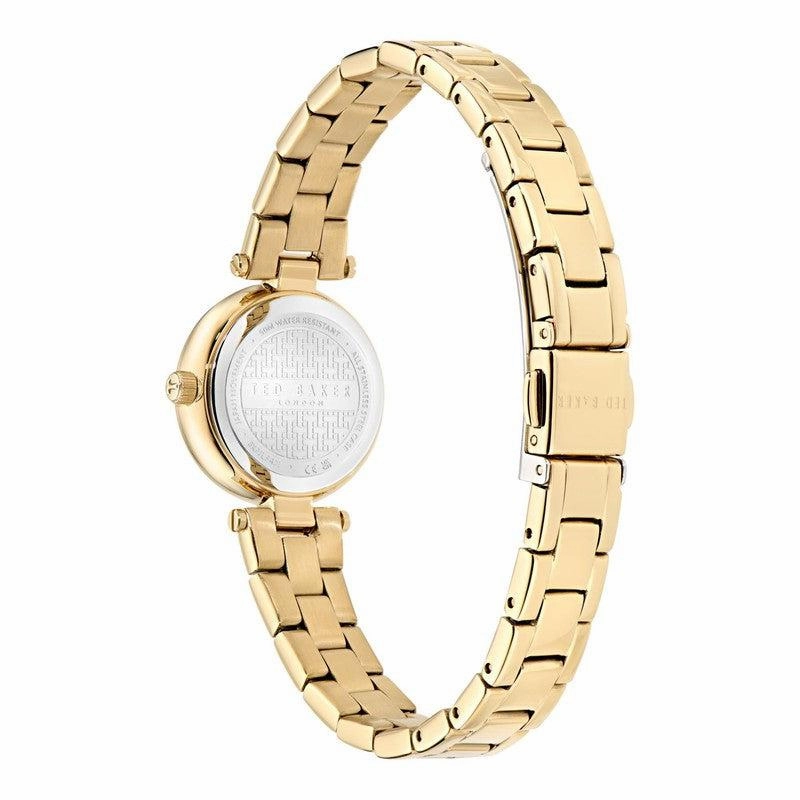 Ted Baker Ladies Yellow-Gold Tone Stainless Steel Watch