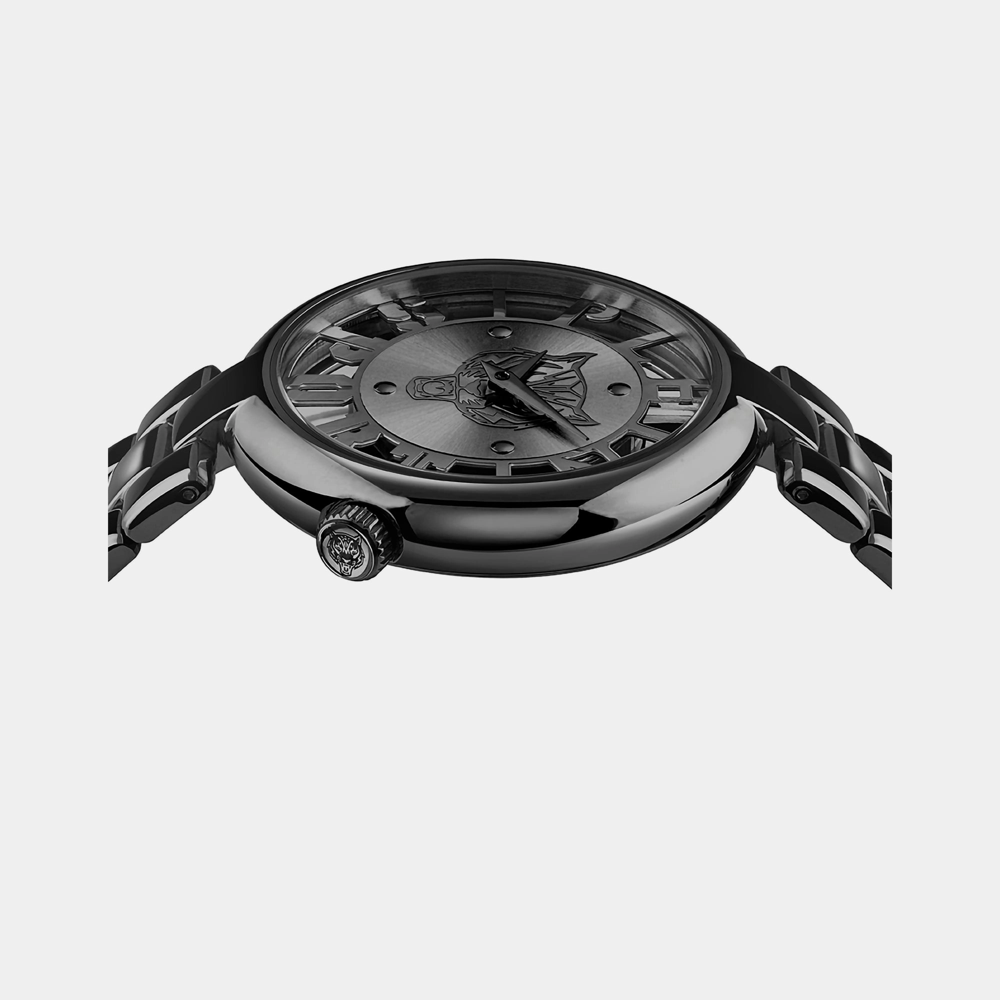 Tiger Luxe Women Black Analog Stainless Steel Watch PSMBA0623