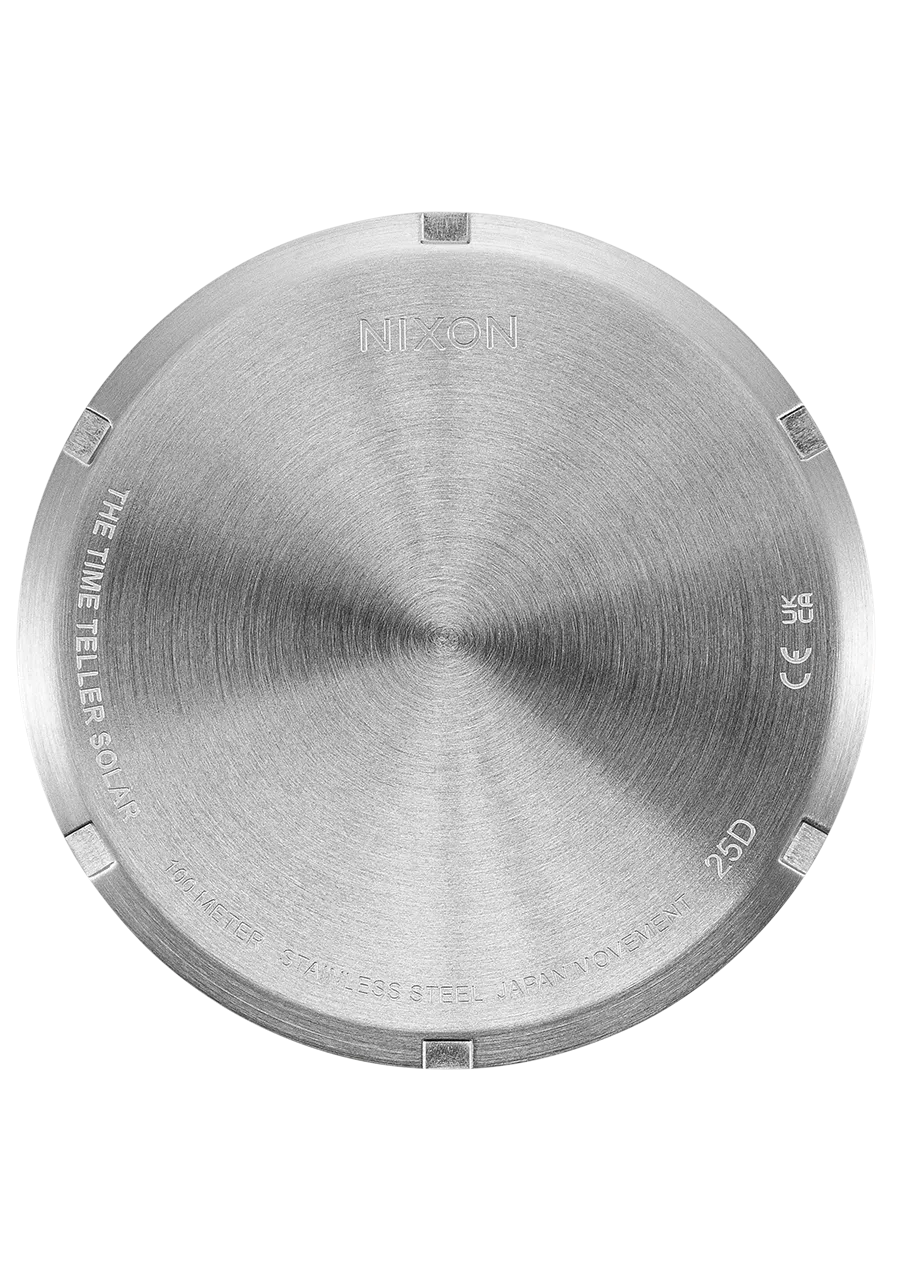Time Teller Solar - Silver / Salmon