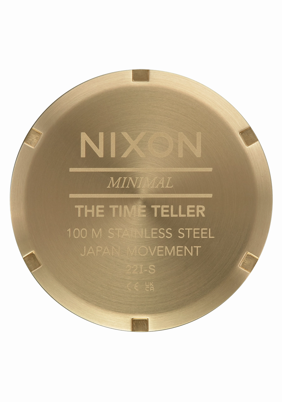 Time Teller - Yellow Gold / Black / Red