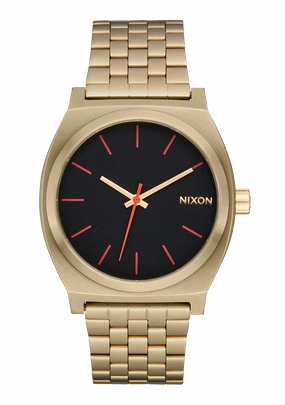 Time Teller - Yellow Gold / Black / Red