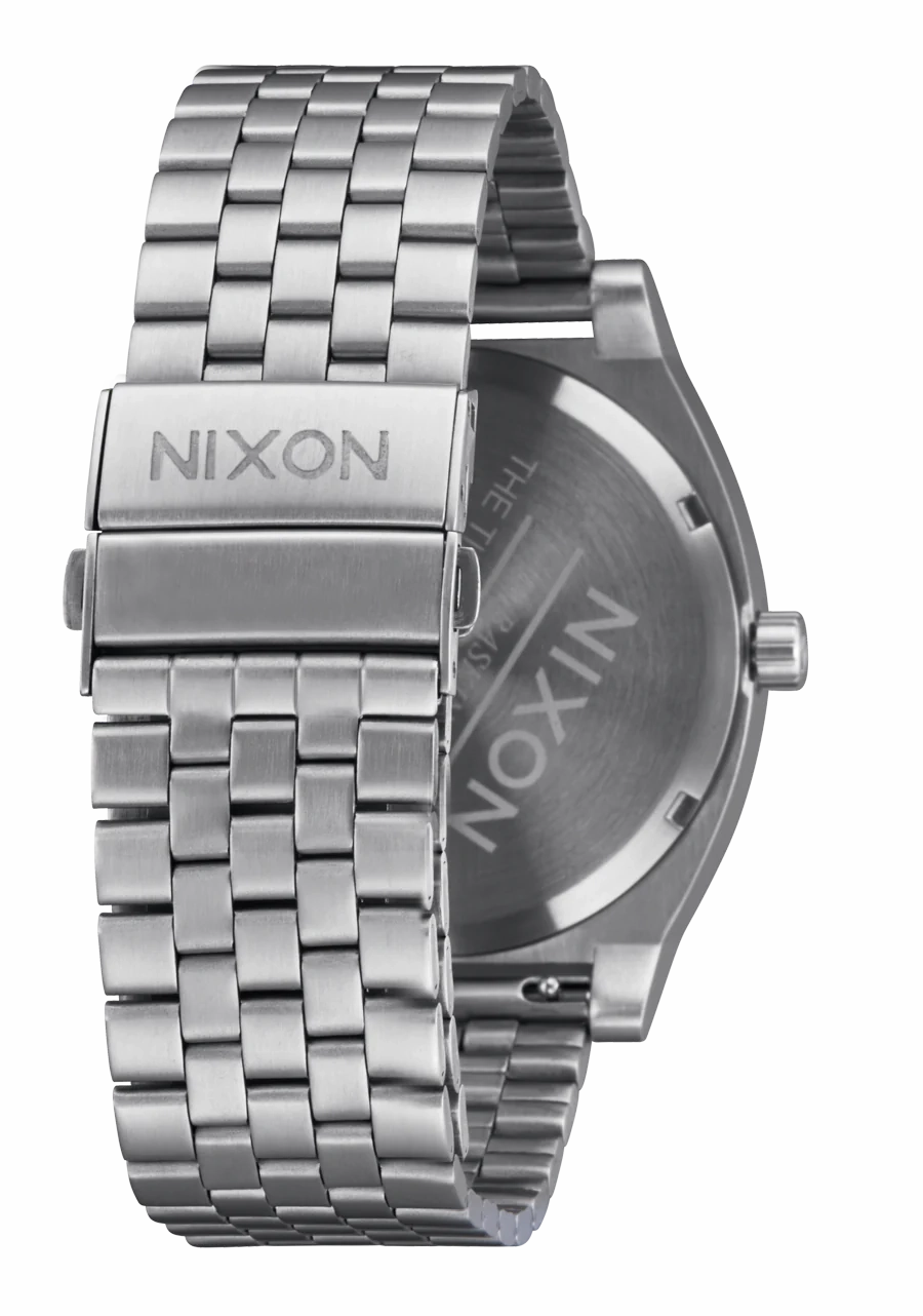 Time Teller Solar - Silver / Dusty Blue Sunray