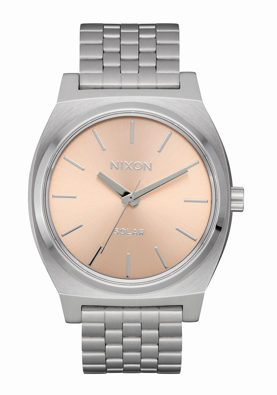 Time Teller Solar - Silver / Salmon