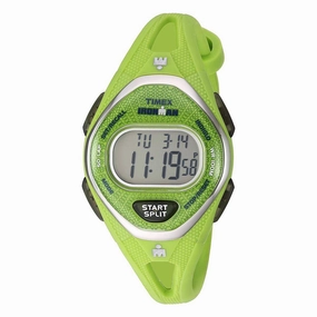 Timex Chronograph Watch - Women's Ironman Sleek 50 Green Strap | TW5M11000JV