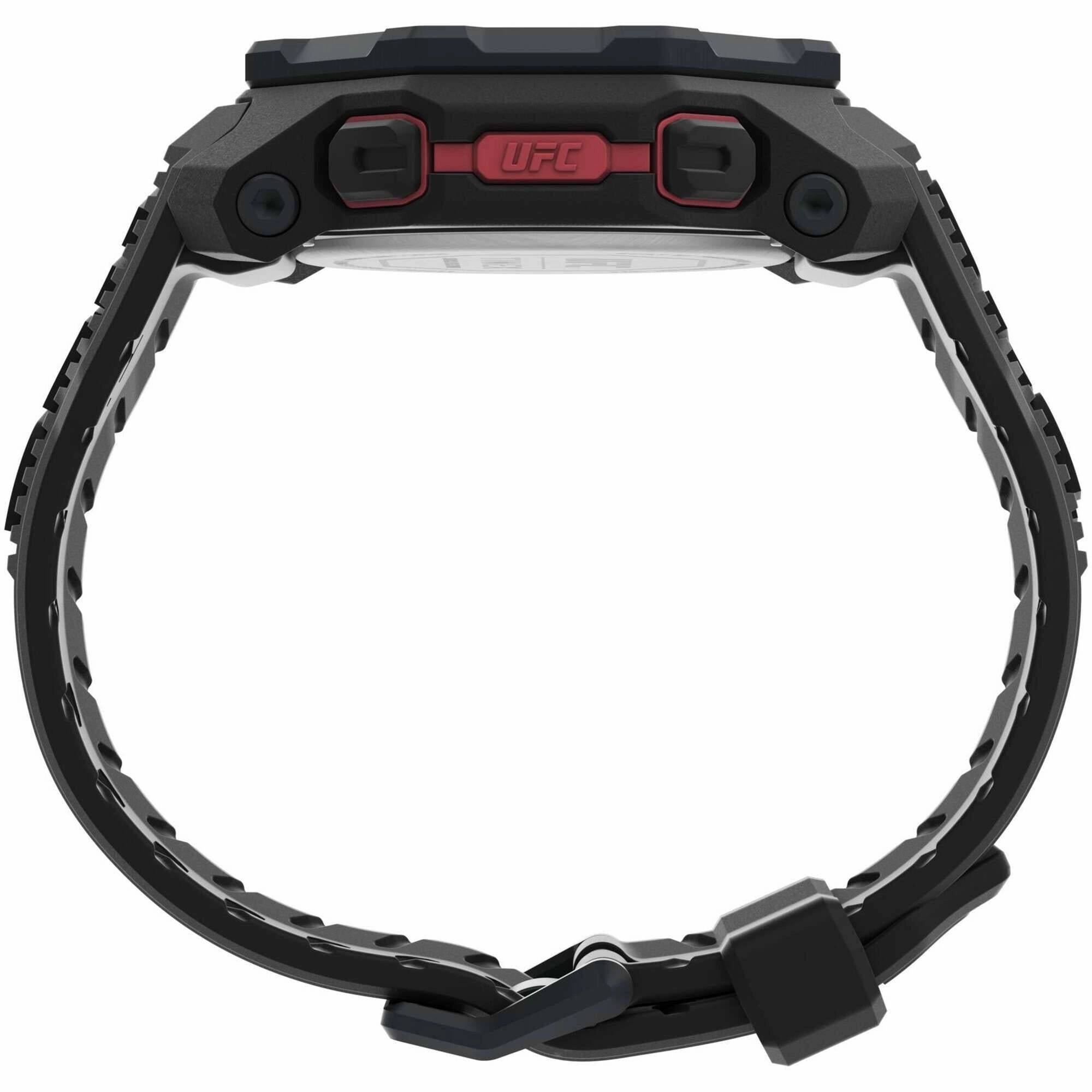 Timex Men's Digital Watch - UFC Strength Black Polyurethane Strap | TW2V88100