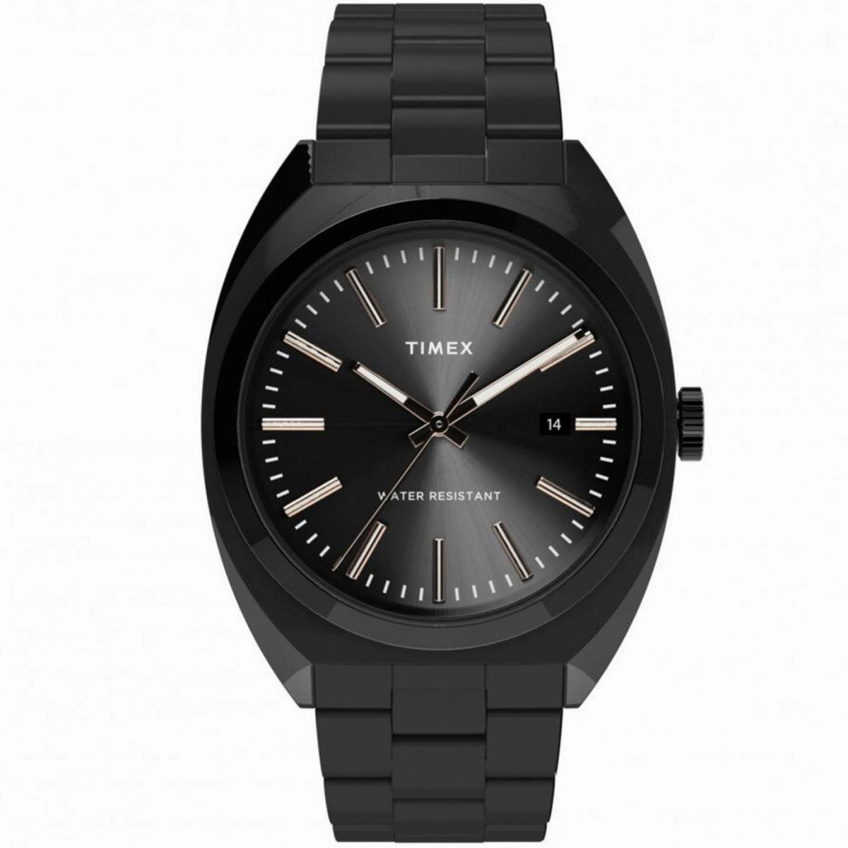 Timex Men's Quartz Watch - Milano XL Black Dial Bracelet | TW2U15500VQ