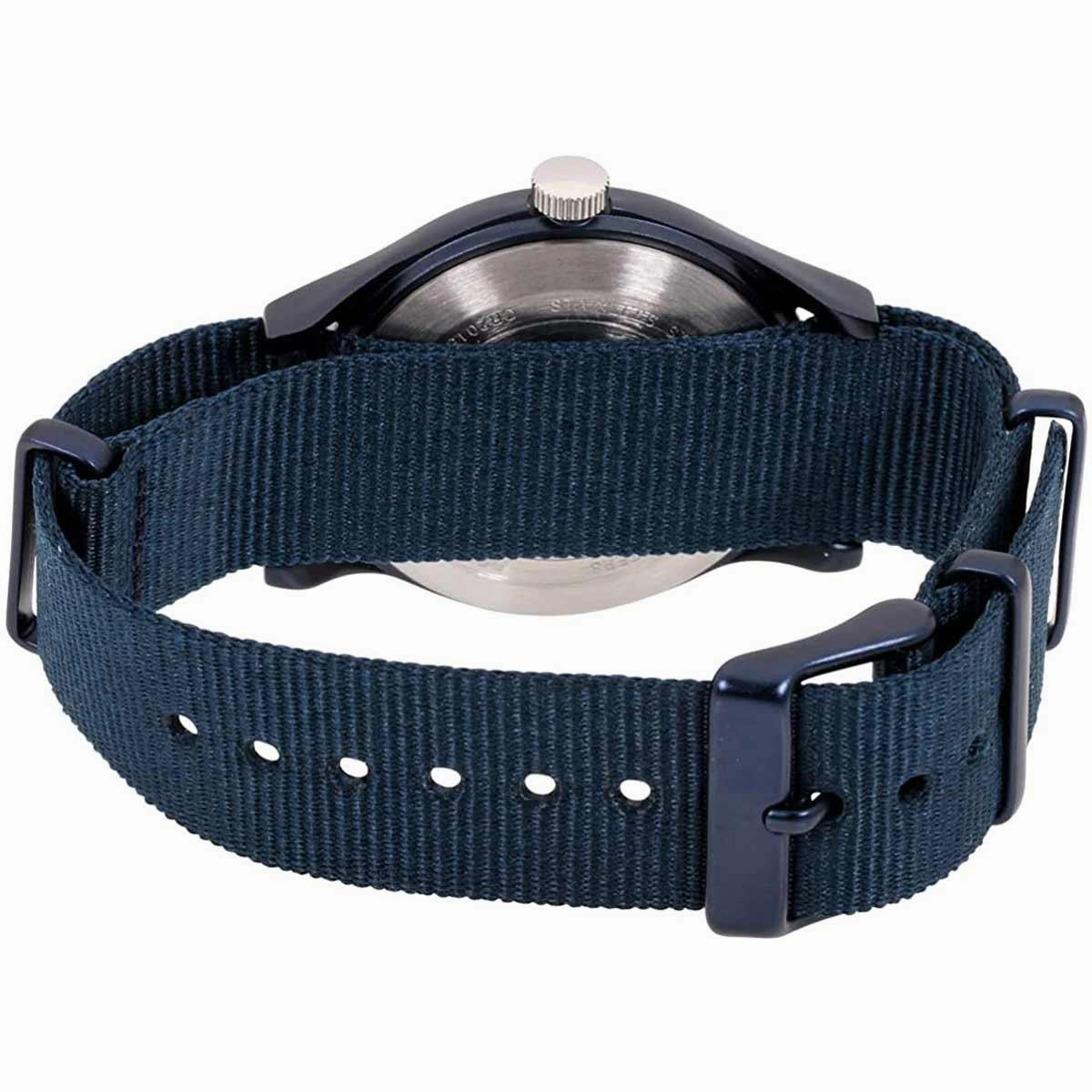 Timex Men's Quartz Watch - MK1 Blue Dial Blue Nylon Strap | TW2R37300VQ